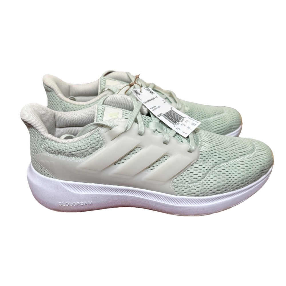 Adidas Ultimashow 2.0 Linen‎ Green/Chalk White  Women's Athletic Shoes Size 9